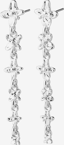 Pilgrim Earrings 'Trace' in Silver: front