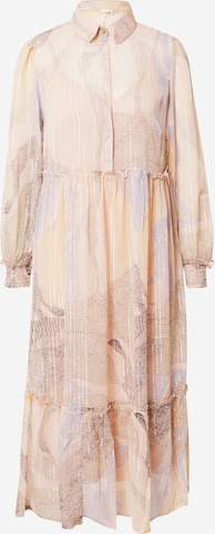 NÜMPH Shirt Dress 'NUALICE' in Beige: front