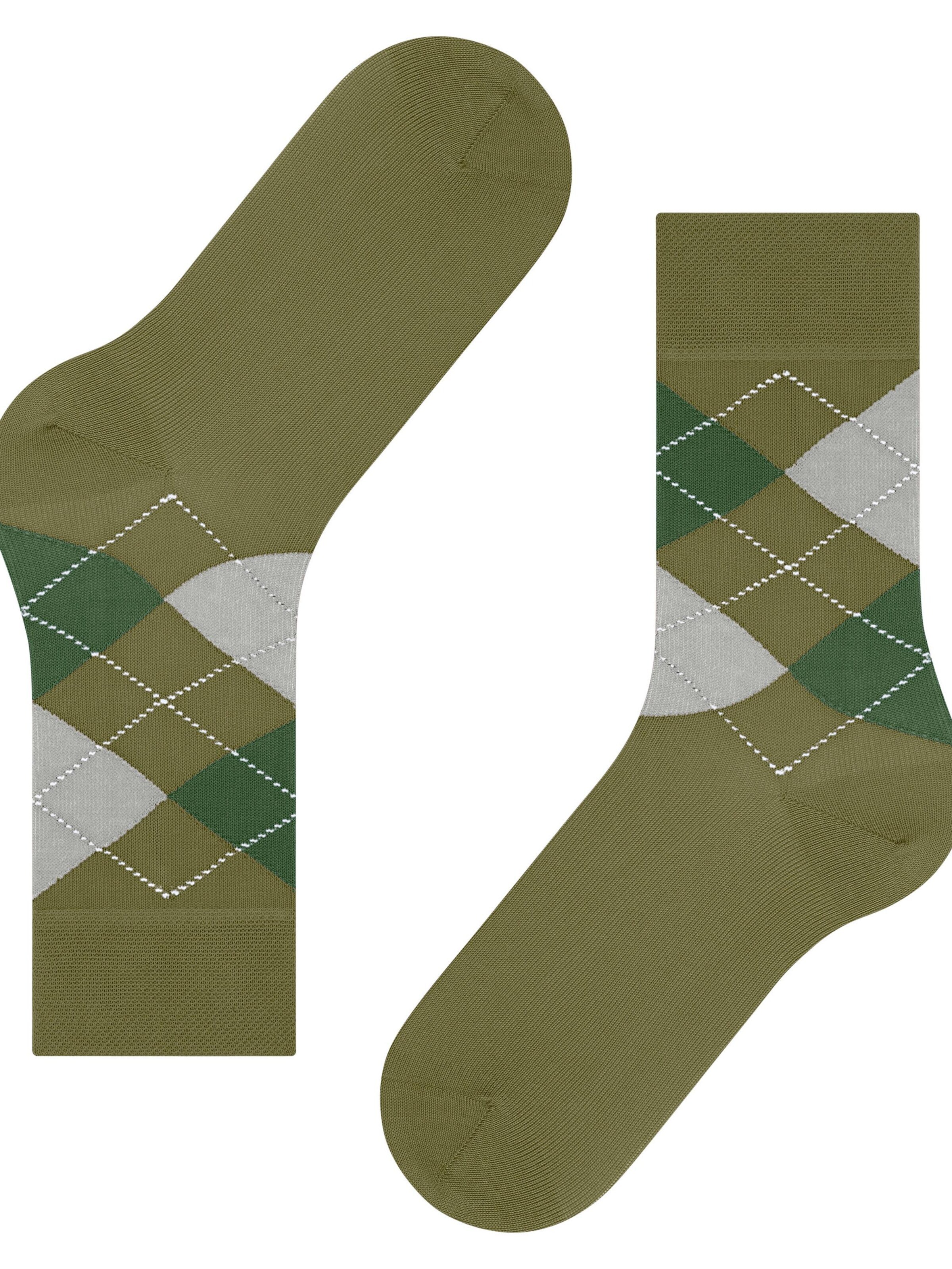 FALKE Socken 'Sensitive Argyle'‌‌‌‌‌ in Grün