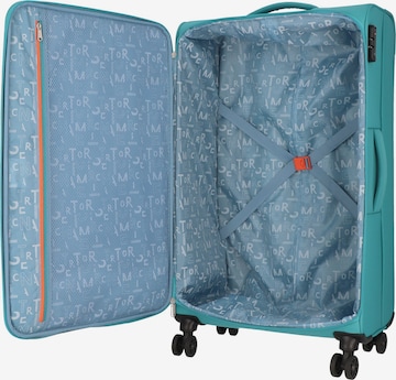 American Tourister Trolley 'Sea Seeker' in Groen