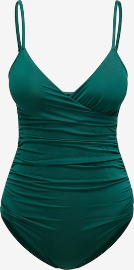 Lindex Shapingbadeanzug 'Jess' in dunkelgrün, Produktansicht
