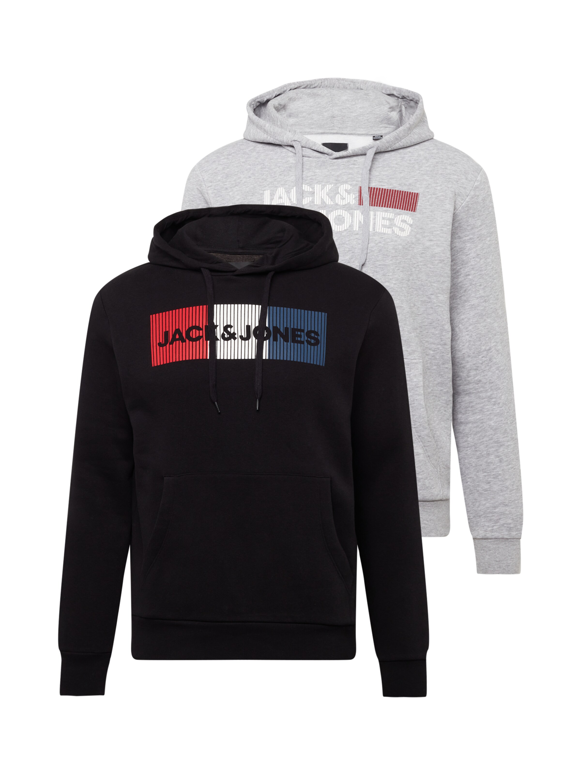 JACK & JONES Sweatshirt in Grau: Vorderseite