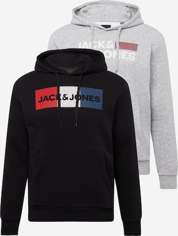 JACK & JONES Majica | siva barva: sprednja stran