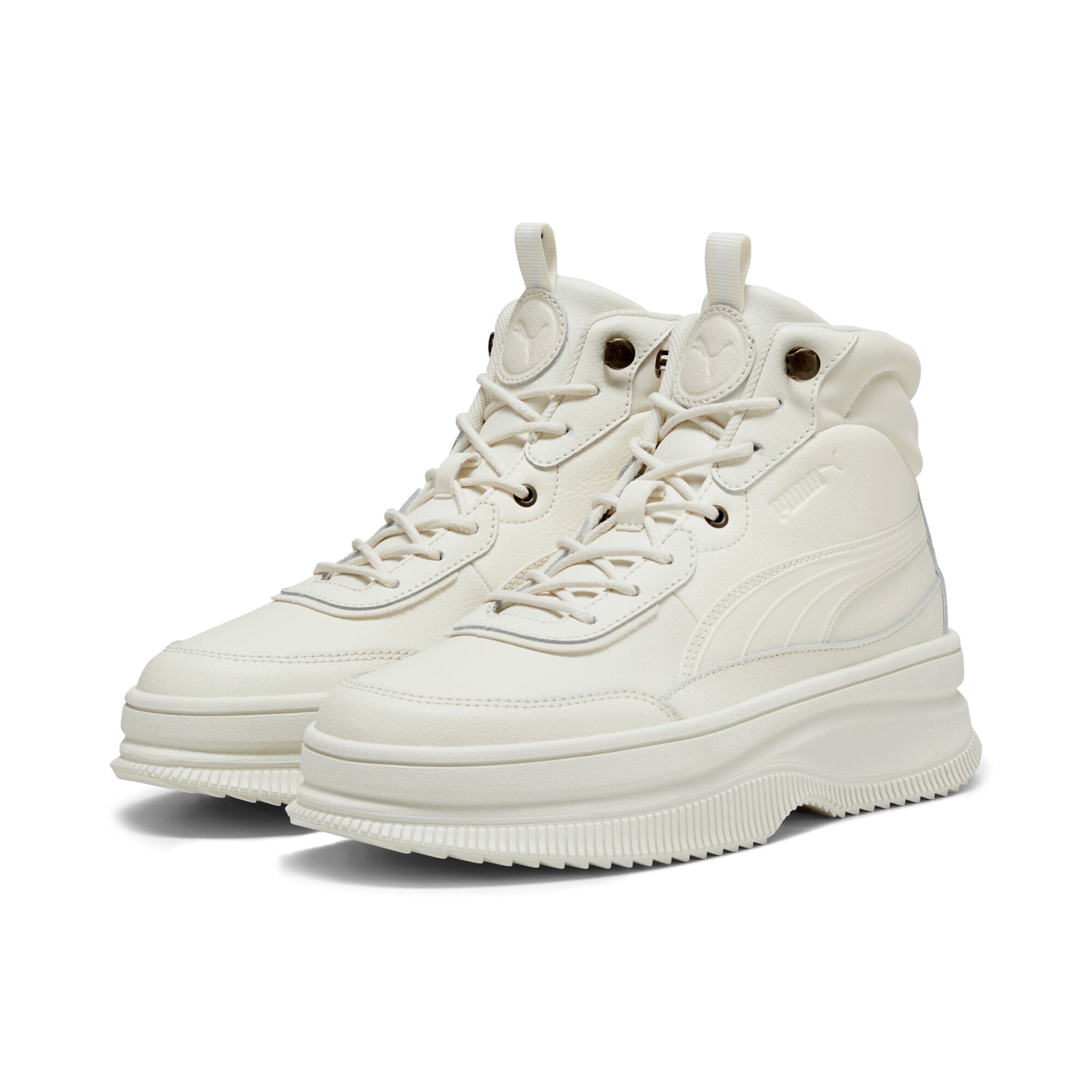 PUMA Lace-Up Ankle Boots 'Mayra' in White