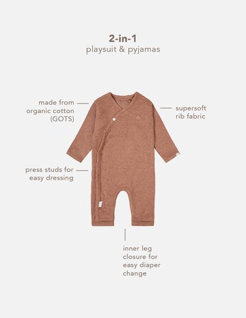Noppies Romper/Bodysuit 'Nevis' in Brown