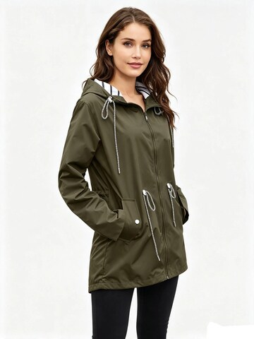 KoJooin Between-Season Jacket in Green: front