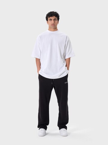 Ossy Homer Loosefit Sporthose '450 GSM Heavy Cotton' in Schwarz