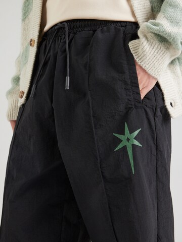 Marcelo Burlon Wide Leg Hose in Schwarz