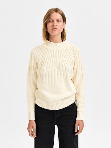 SELECTED FEMME Pullover 'Nima' in Beige: predná strana