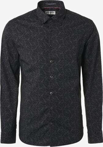 No Excess Button Up Shirt in Black: front