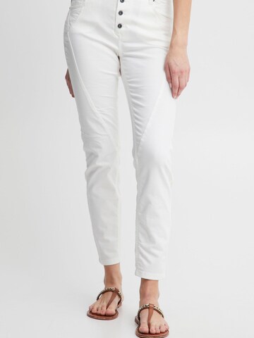 PULZ Jeans Skinny Jeans 'PZROSITA' in Wit: voorkant