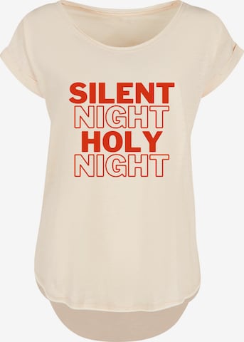 T-shirt F4NT4STIC en beige : devant