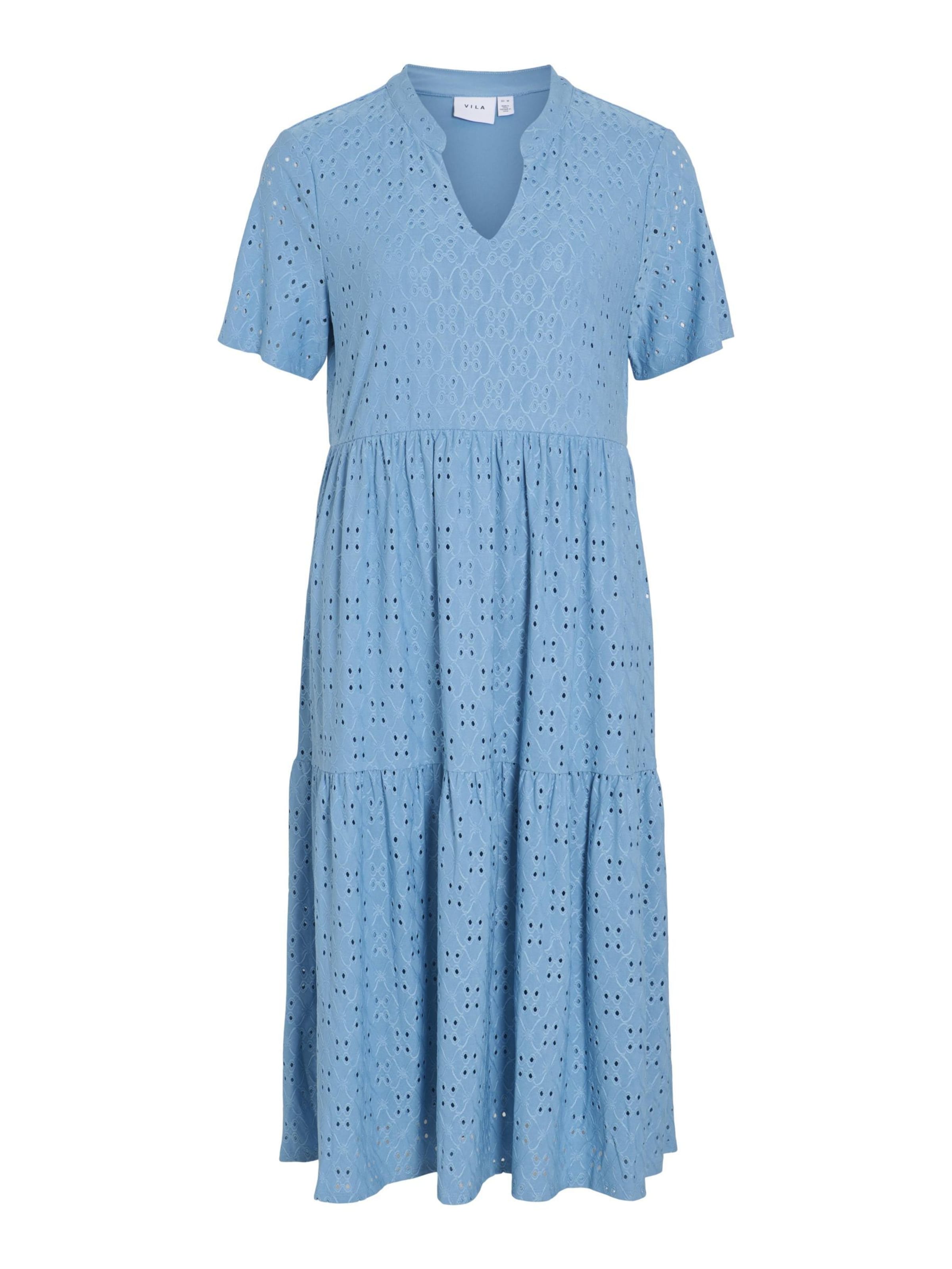 VILA Φόρεμα 'VIKawa' σε μπλε: μπροστά