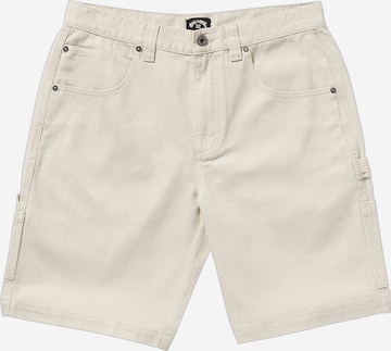 BILLABONG Loosefit Jeans 'Workwear' in Wit: voorkant