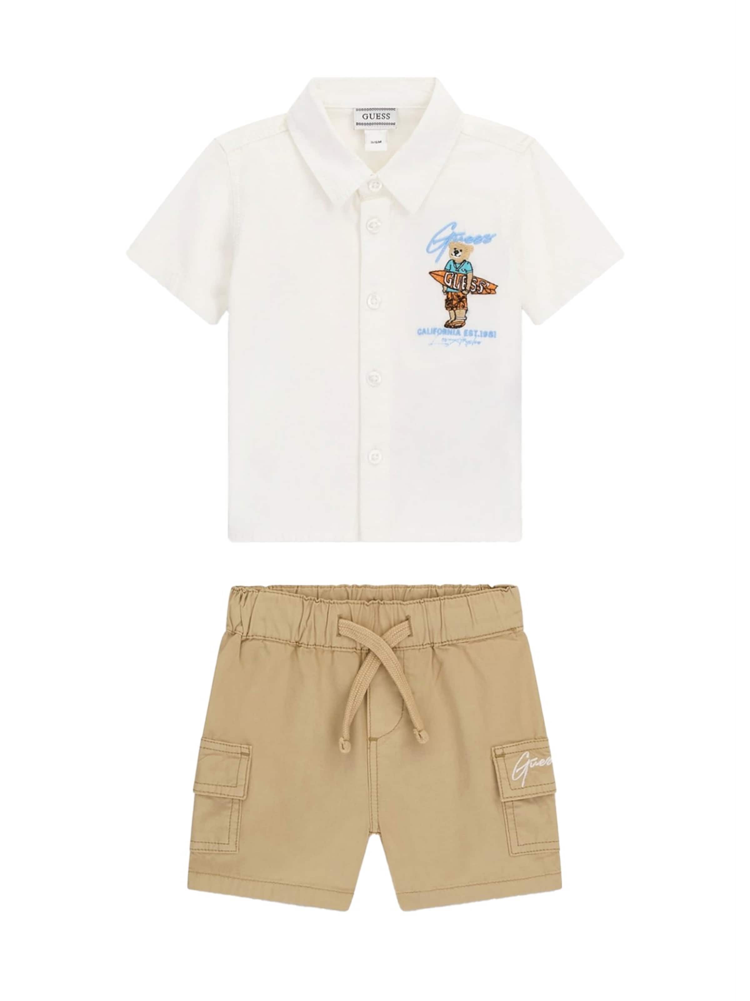 GUESS KIDS Set in Wit: voorkant