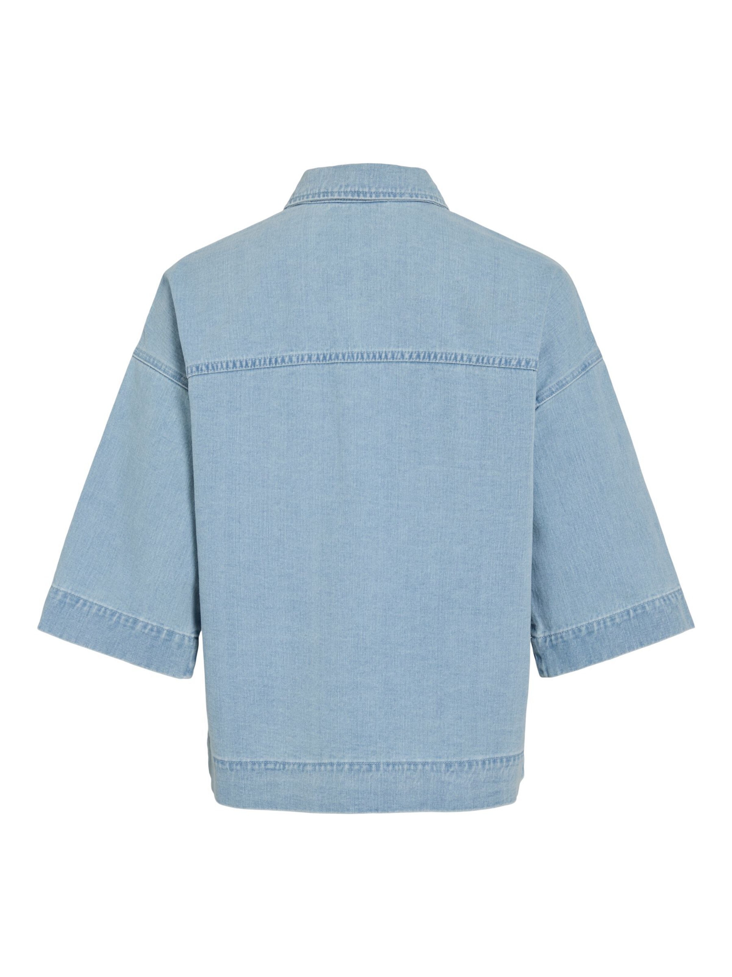 VILA Blouse 'VIElma' in Blue