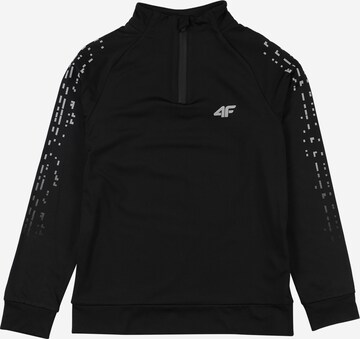 4F Funktionsshirt in Schwarz: front