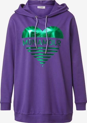 Angel of Style Sweatshirt in Purple: front