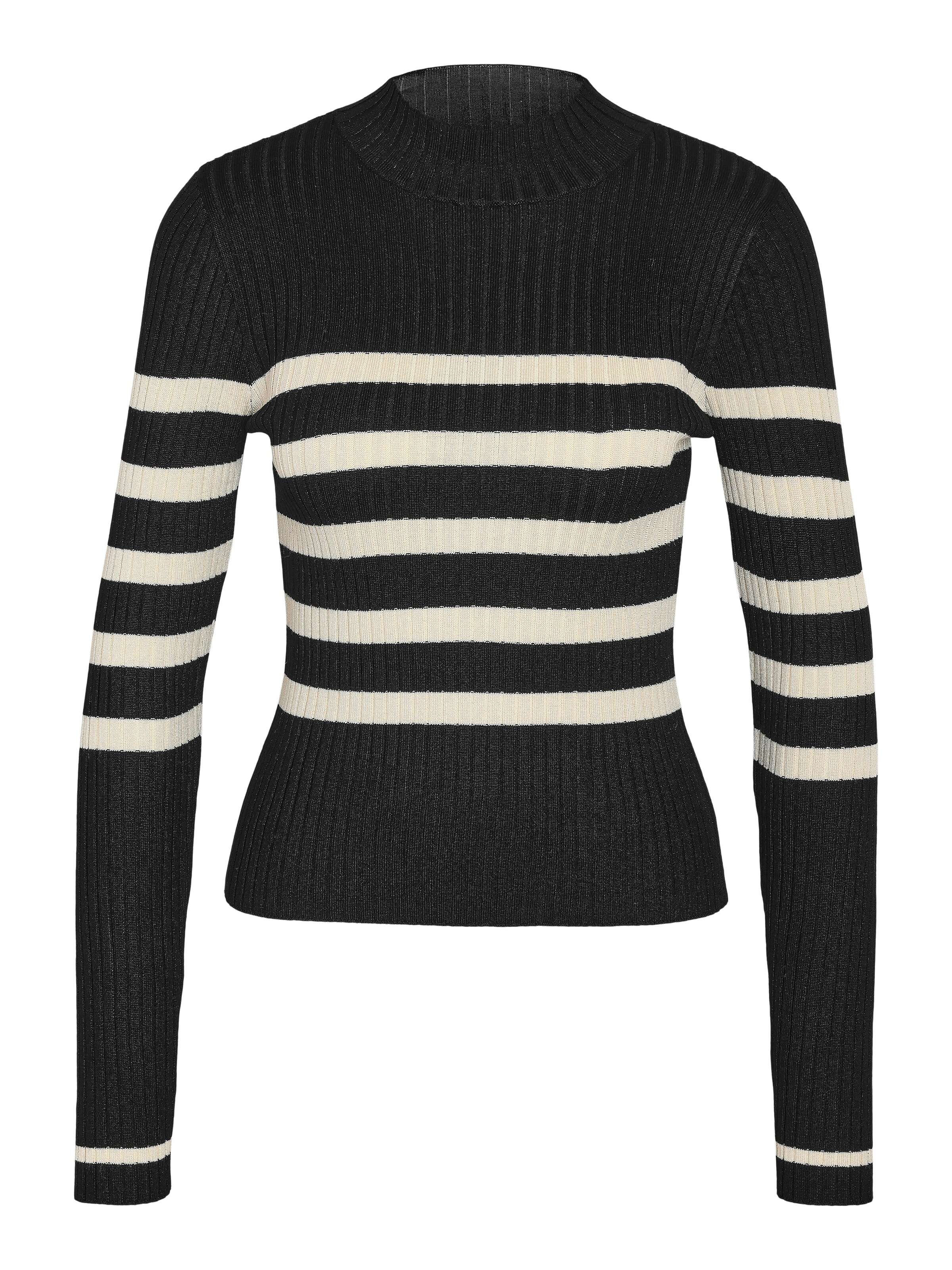 Pulover 'NMFIFI' de la Noisy may pe negru: față