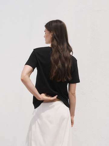 MANGO Shirt 'CHALSPIC' in Zwart
