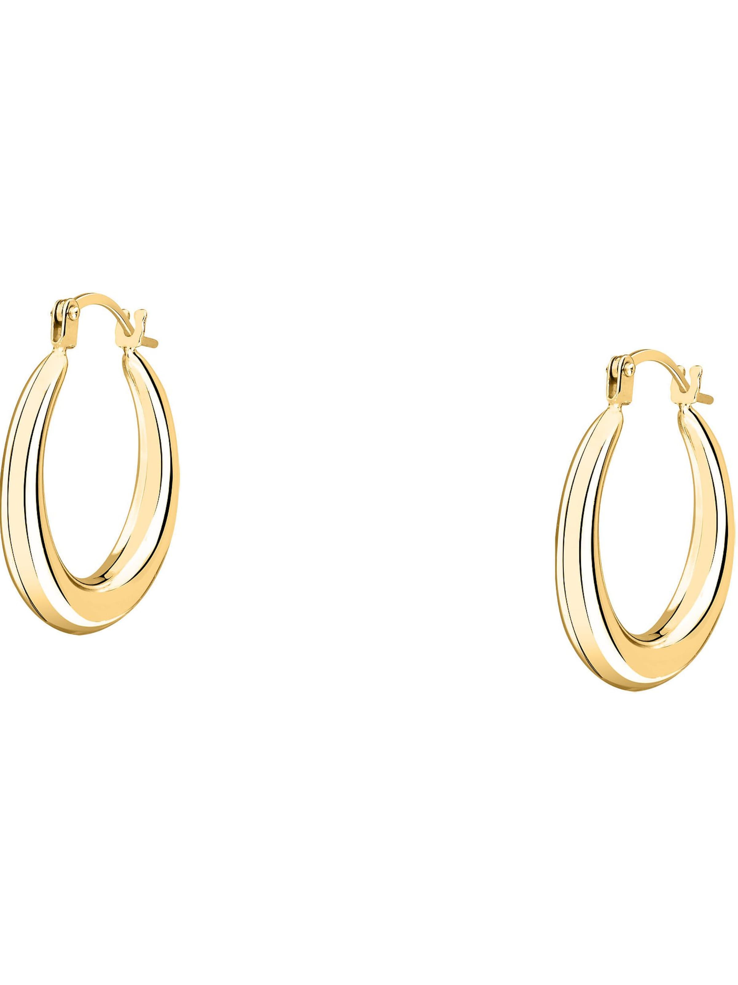 CHRIST Earrings in Gold: front