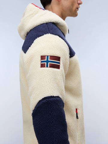 NAPAPIJRI Bluza polarowa 'Yupik' w kolorze biały
