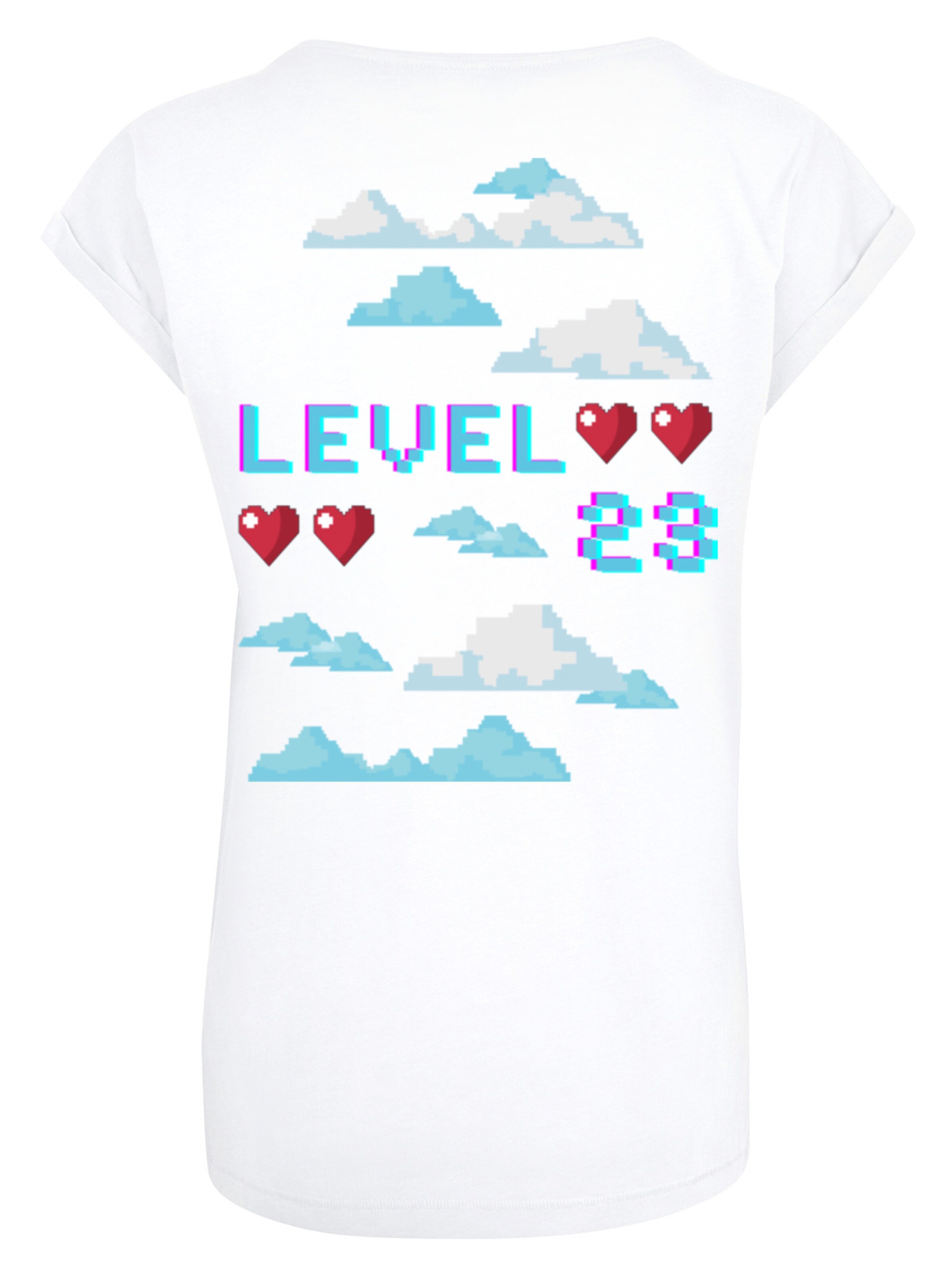 T-shirt 'Happy New Year Silvester 2023' F4NT4STIC en blanc