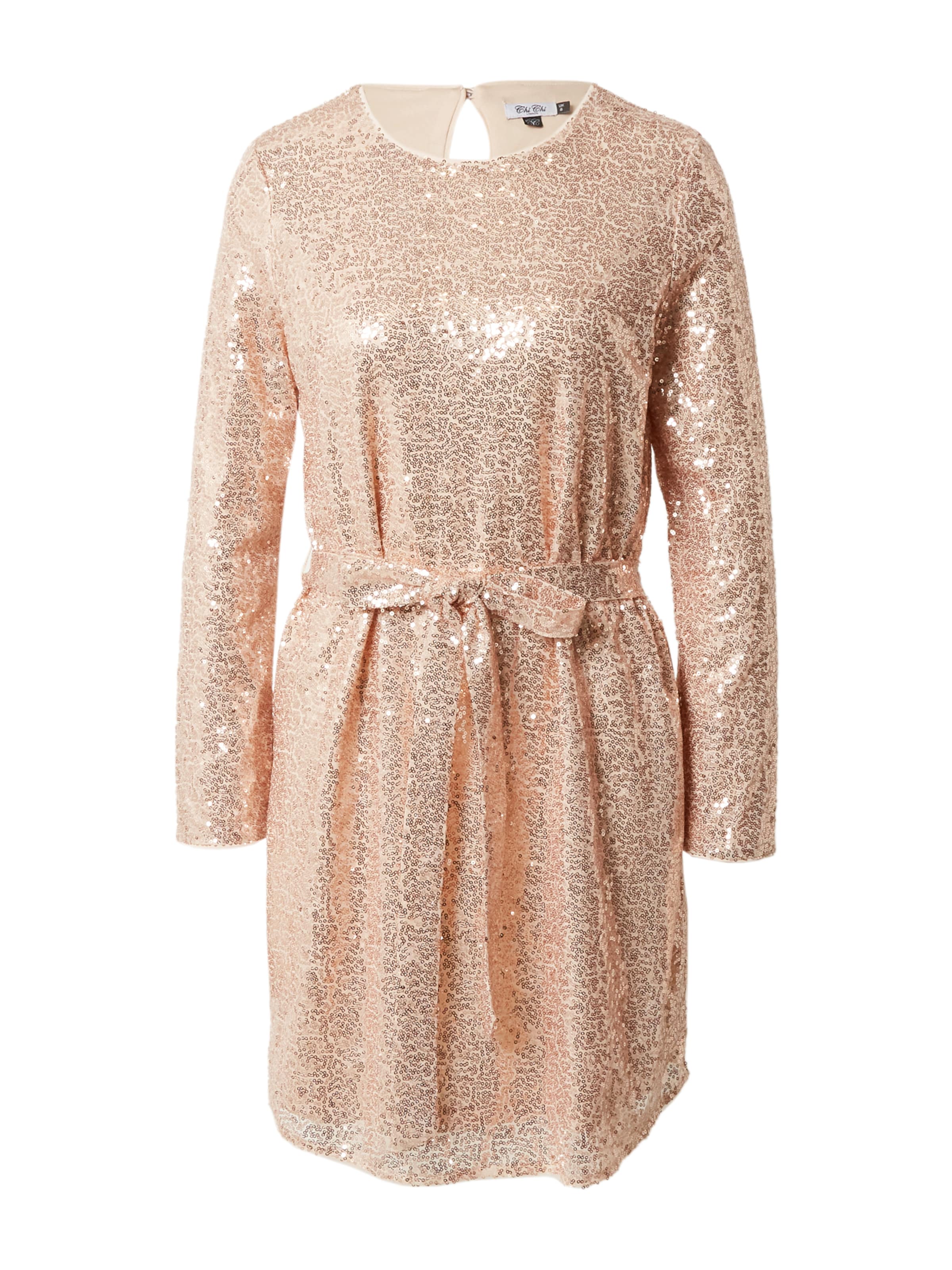 Chi Chi London Dress in Gold: front