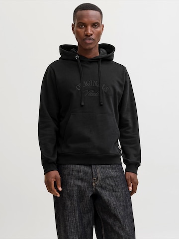 JACK & JONES Mikina 'JORBLEECKER' – černá: přední strana