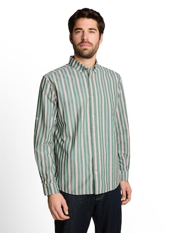TOM TAILOR - Ajuste regular Camisa en verde: frente
