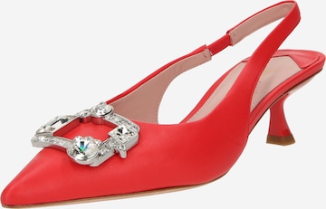 Kate Spade Slingpumps 'RENATA' in Rood: voorkant