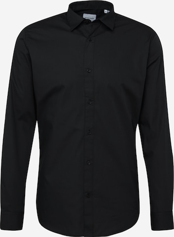 JACK & JONES Overhemd 'JOE' in Zwart: voorkant