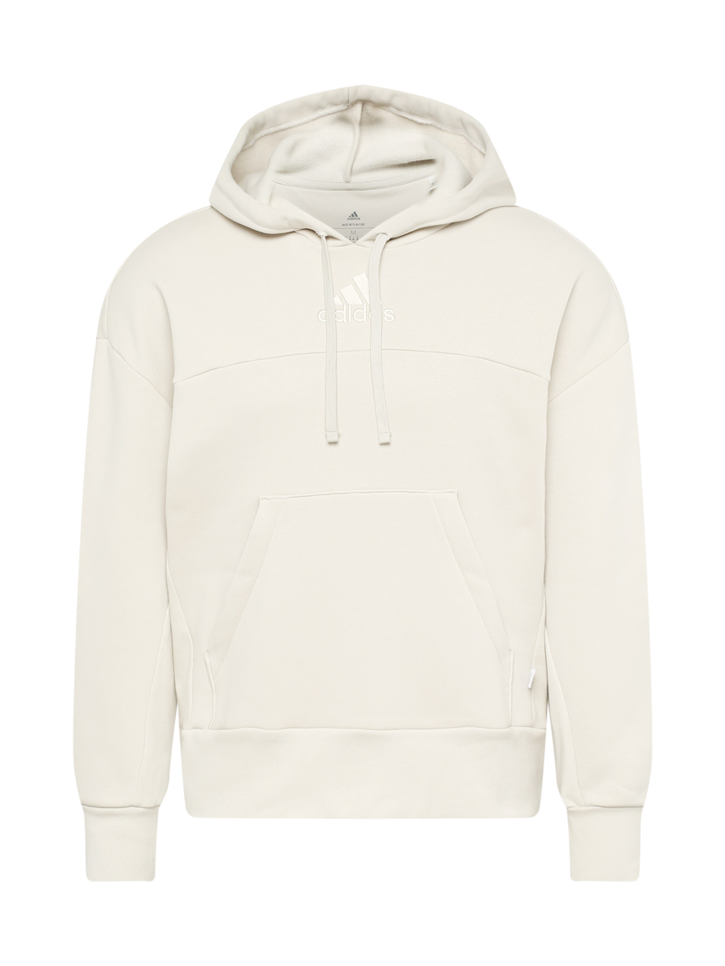 ADIDAS SPORTSWEAR Sportsweatshirt 'Studio Lounge Fleece' in Beige: voorkant