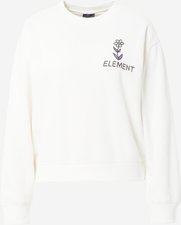ELEMENT Sweatshirt in Weiß: predná strana