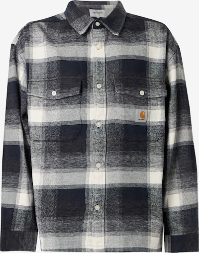Carhartt WIP Krekls 'Esterson' pieejams S, krāsa - tumši zils / balts, Preces skats