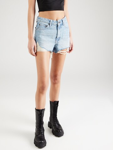 TOPSHOP Regular Shorts in Blau: predná strana