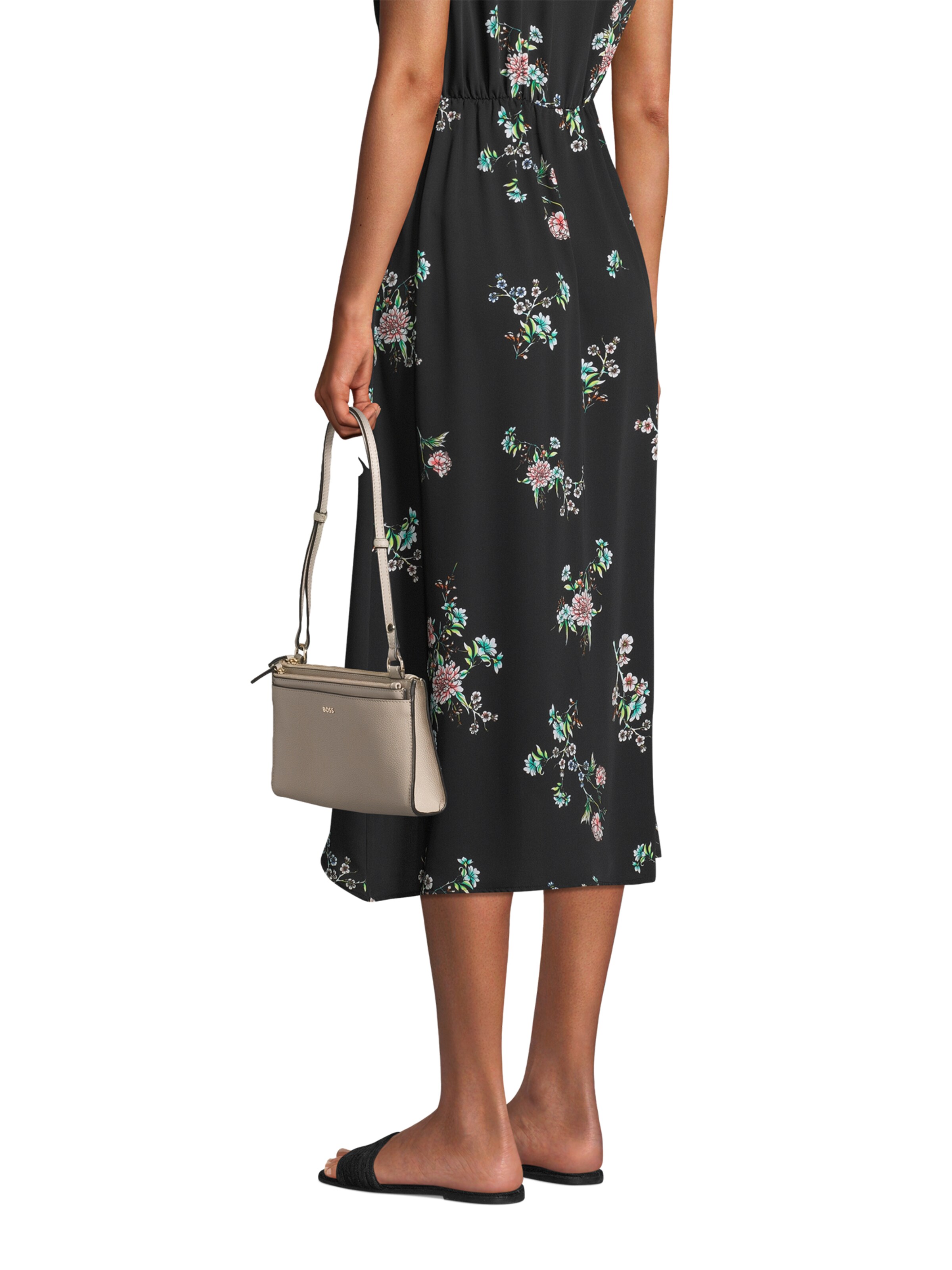 BOSS Чанта с презрамки 'Alyce' в бежово: отпред