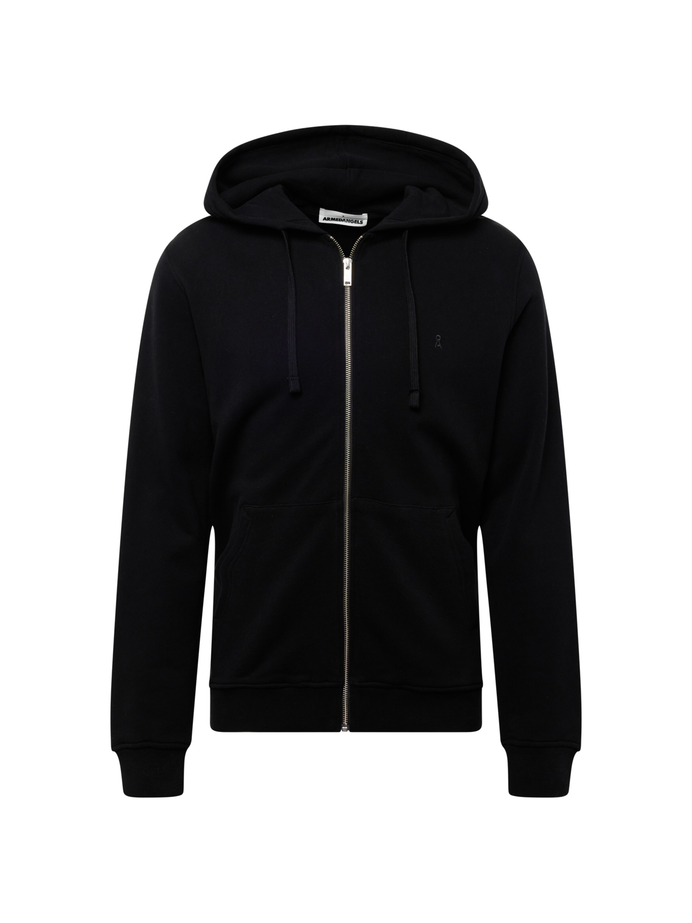Hanorac 'Saromian' de la ARMEDANGELS pe negru: față