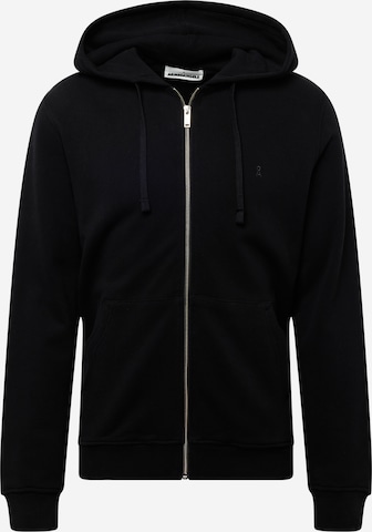 ARMEDANGELS Sweatjacke 'Saromian' in Schwarz: Vorderseite