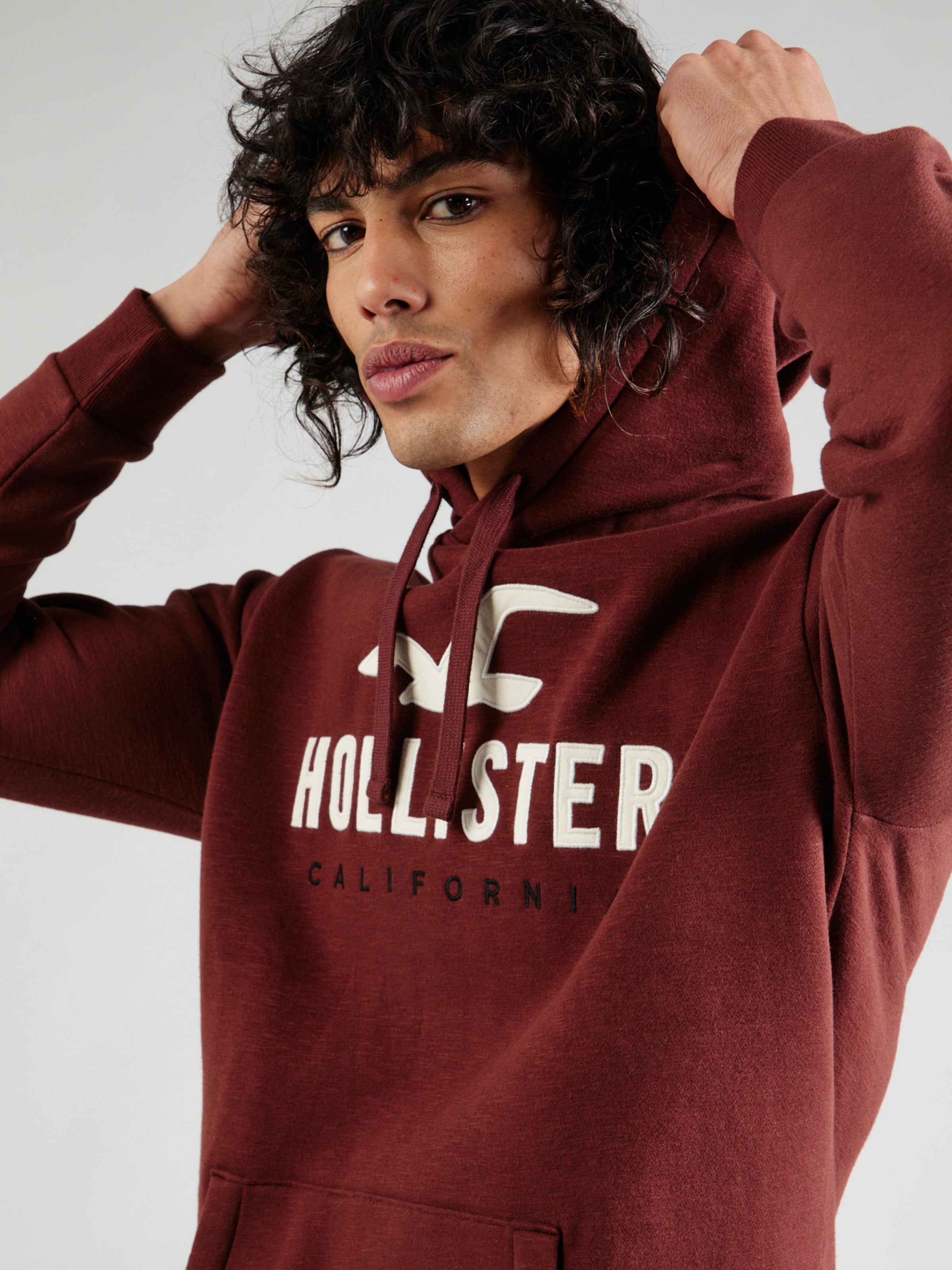 Hollister hoodie schwarz cheap