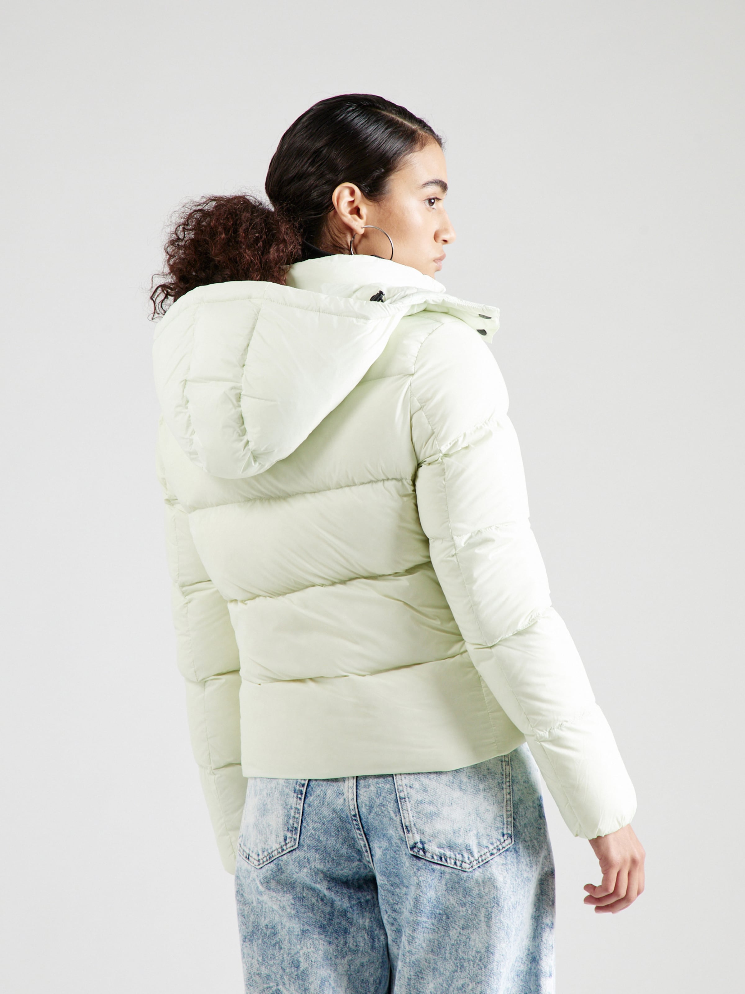 Calvin klein jeans quilted on sale down parka jacket