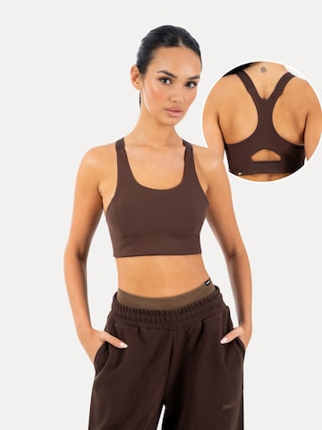 Smilodox Sporttop in Bruin: voorkant