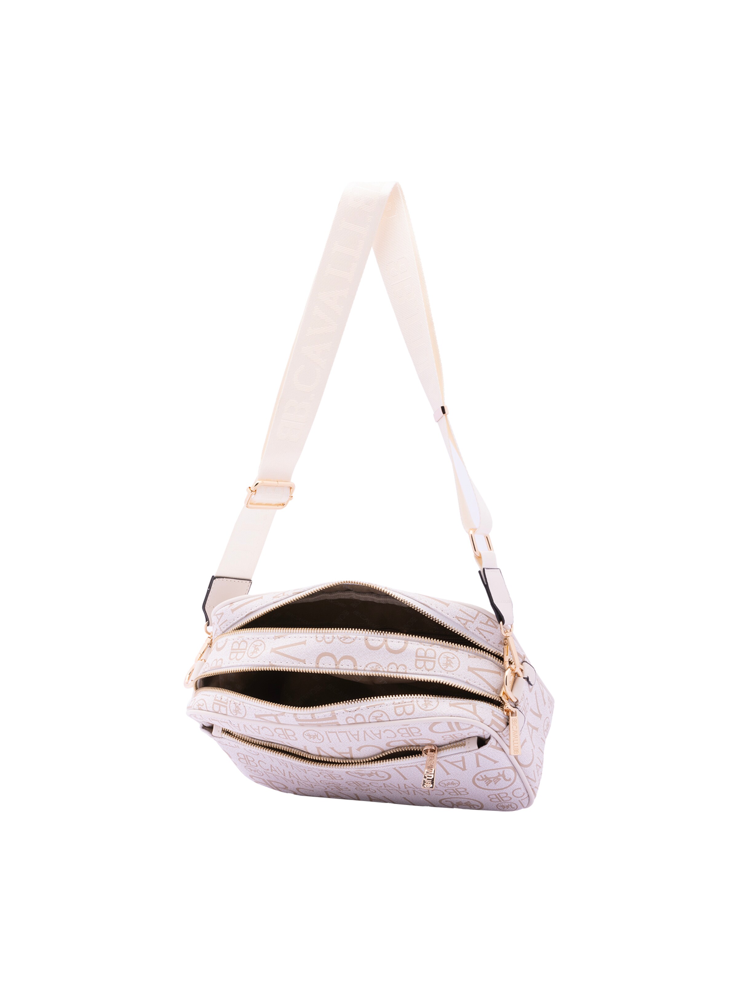 Borsa a tracolla di B. Cavalli in bianco