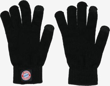 FC BAYERN MÜNCHEN Athletic Gloves in Black