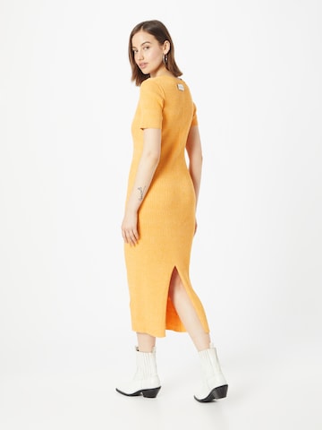 Blanche Pletena obleka | oranžna barva