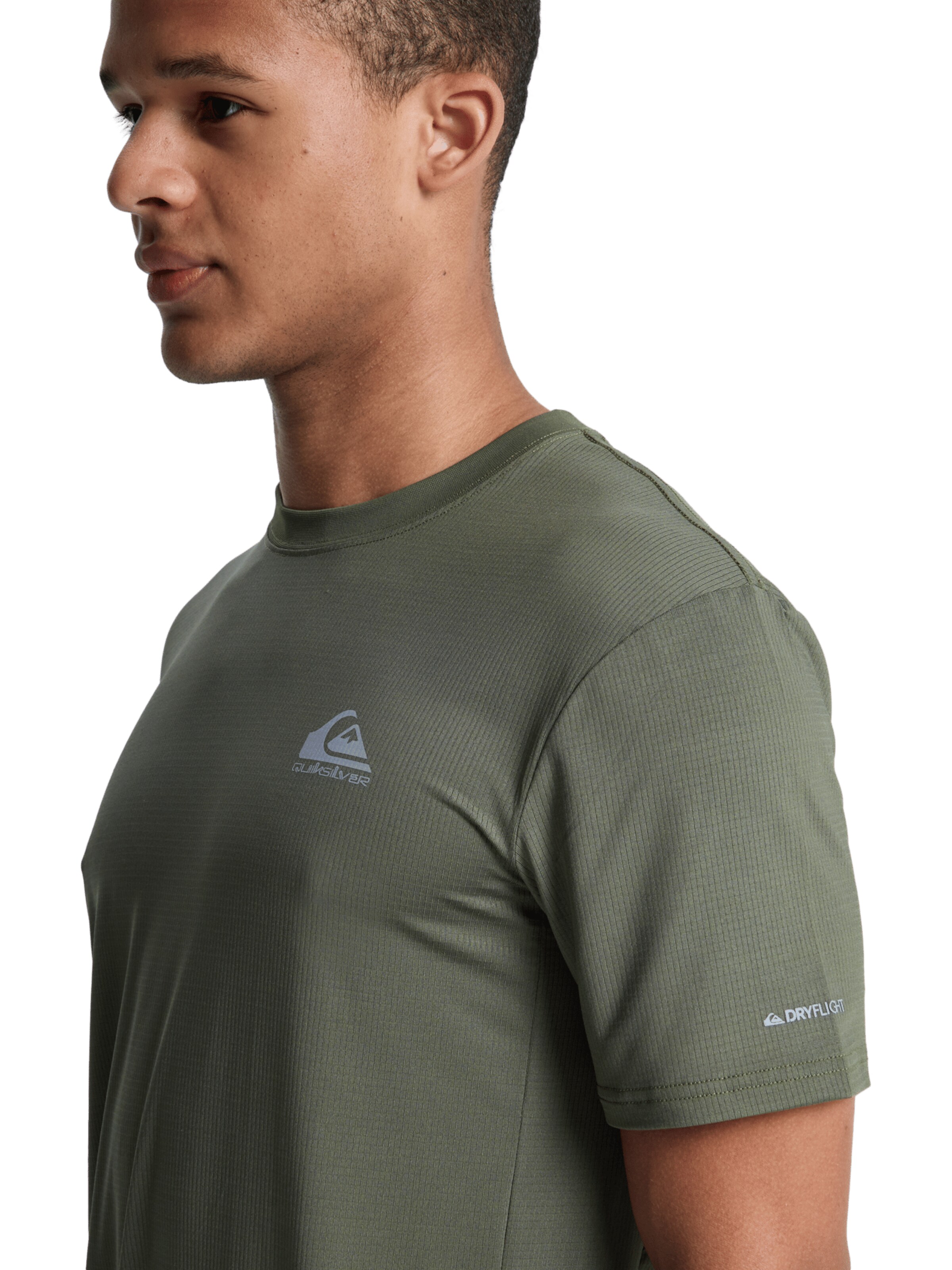QUIKSILVER T-shirt 'Caecilian' in Grün