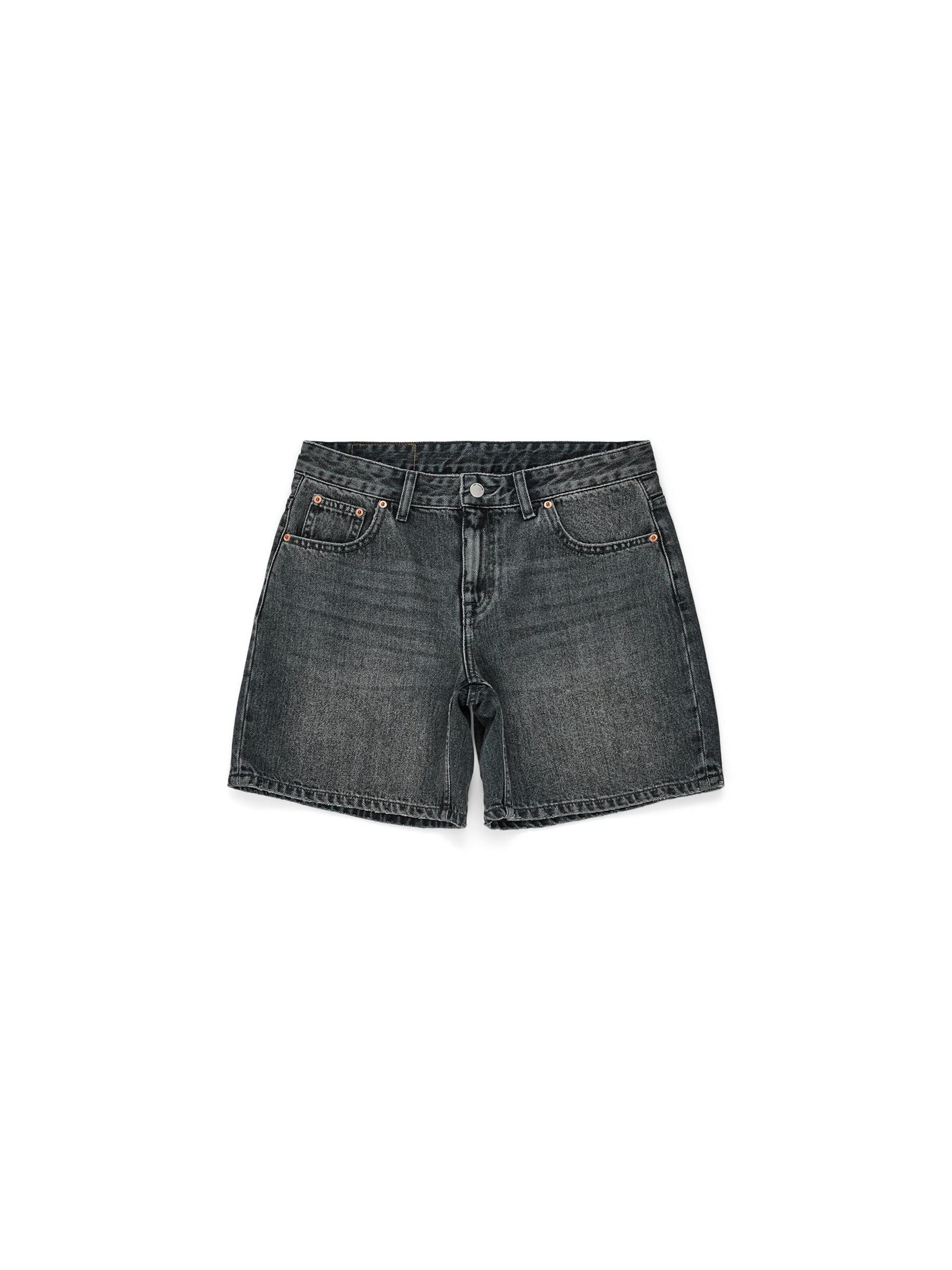 Dr. Denim Loosefit Jeans 'Hill Shorts'‌‌‌‌ in Grau