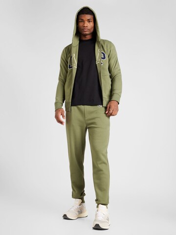 GAP Zip-Up Hoodie 'HERITAGE' in Green