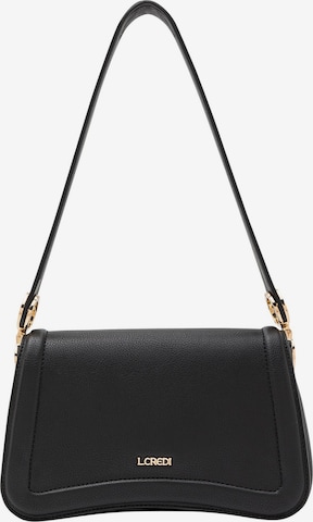 L.CREDI Shoulder Bag 'Malia ' in Black: front