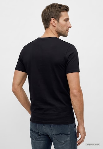 MUSTANG Shirt 'Austin' in Schwarz